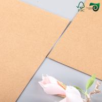 FSC 0.3mm 0.7mm Light Brown Durable Reusable Kraft Tex Paper For Food Storage