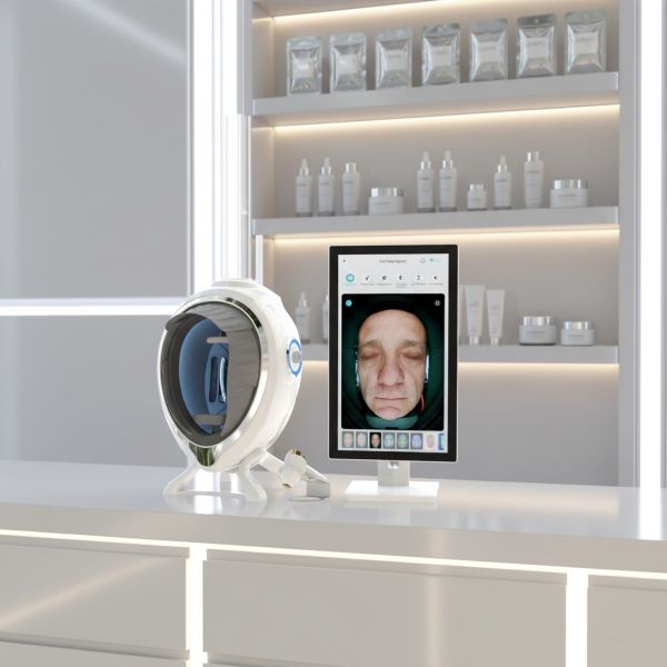 Professional Digital Skin Analyzer for Salon and Spa, Table Skin Hydration Tester for Face