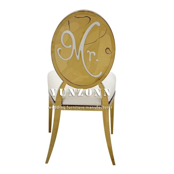 Hotel Hall Furniture Mr and Mrs White Velvet Bride and Groom Wedding Chair love Seat
