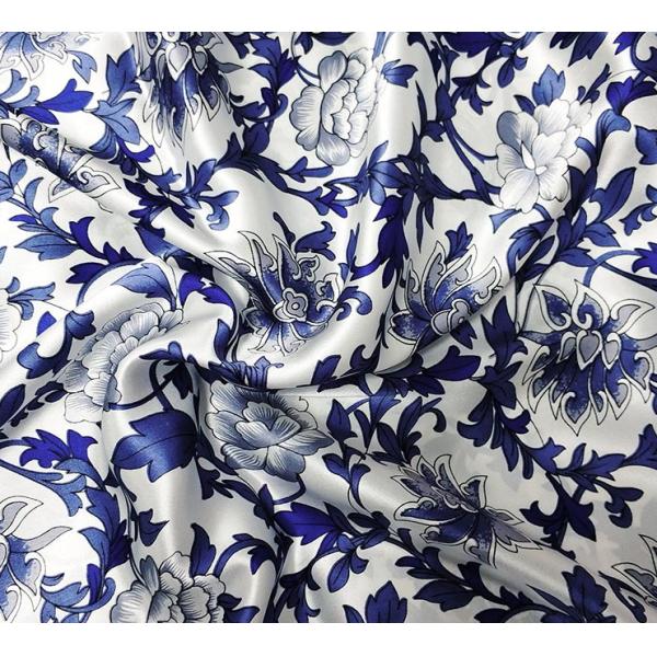 Pure Mulberry Lightweight Silk Fabric Diy Pajamas Shirt Printed