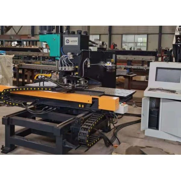 CNC Plate Punching Machine With Precise Punching Drilling And Marking Capabilities On Metal