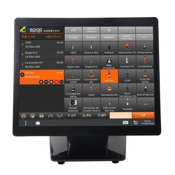 15 Inch Capacitive Touch Panel Payment Kiosk HDD-280Plus Customizable and for Restaurants