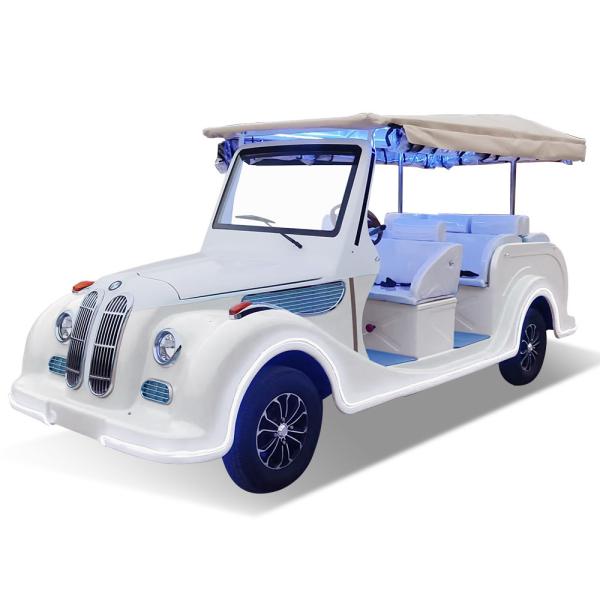 8 Seater Electric Car Classic Look Logo Printing Customized EV Classic Cars For Leisure