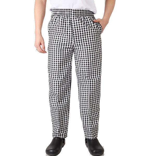 Anti Wrinkle OEM Service Kitchen Work Trousers Printed High Waist