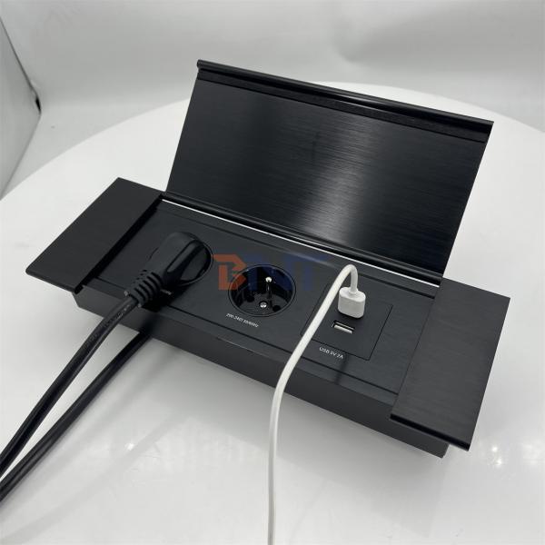 office furniture 2 fr power plug hydraulic conference table pop-up built-in desktop electric pop up socket outlet