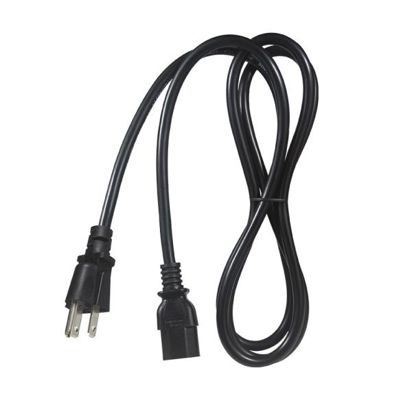 NEMA 5-15P から C13 電源コード 6ft 18AWG パソコンとモニター