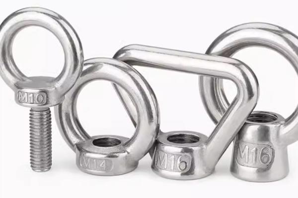 M10 M16  Stainless steel eye Nuts SS 304 SS 316 A2 A4-80 eye bolt with nuts Customized size