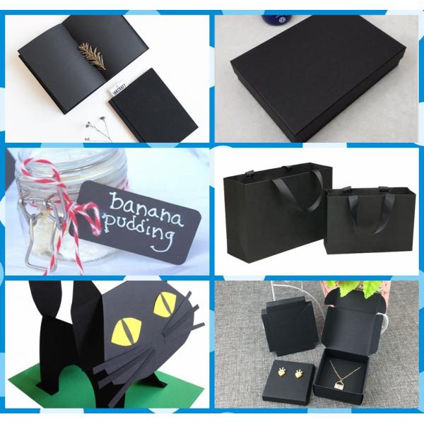 Smooth Black Paper Board Двойная, который встали на сторону доска 200gsm 300gsm 22 x 28in плаката ровная черная бумажная