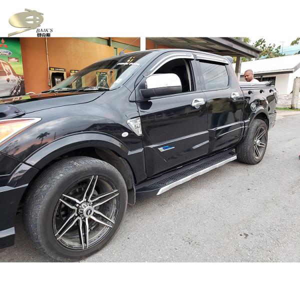 Body Cladding Left Right Side 4wd For Mazda Bt-50 2012-2019 Matte Black Abs