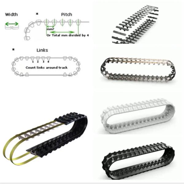 Rubbber Crawler 300x127x32 Rubber Track Fits for Kubota M5091 Power Crawler