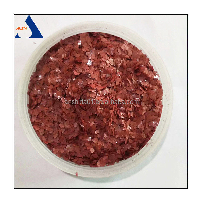 4-5mm Dimensions Manufacture Supply Color Mica Powder Epoxy Flooring Dyed Mica