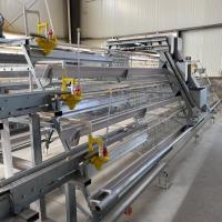 Un tipo jaula del pollo de la batería para las aves de corral 5Tiers Q235A automáticas