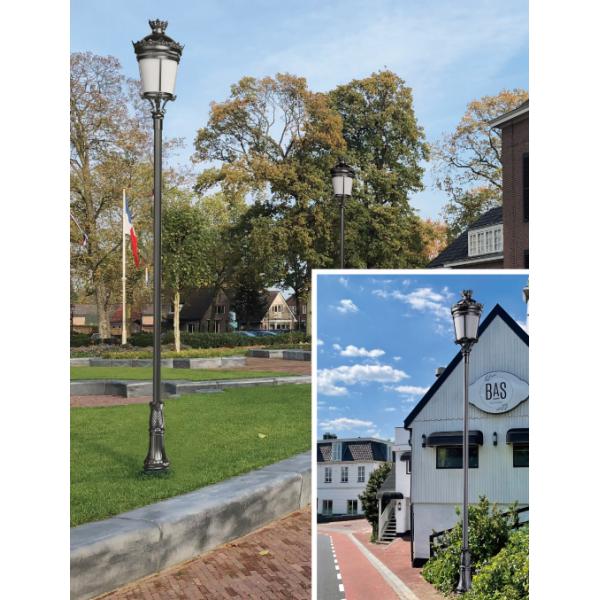 IP66 Die-casting Aluminum 40W-100W Classical Outdoor Light AC90-305V Optical Lens Crown Lights For Main Streets And Residential Areas