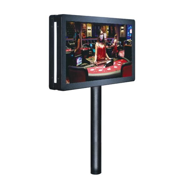 Matte Black 27 Inch Double Sided Monitor HDMI Interface With LED