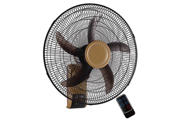 Plastic Electric Wall Mount Exhaust Fan Oscillating Three Speed Remote Control