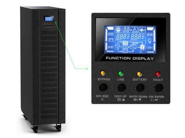 305-478VAC 24KW 30KVA UPS em linha fonte de alimentação ininterrupta de 3 fases