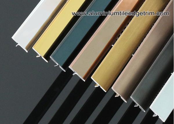20mm / 25mm Stainless Steel T Molding / Bar Trim For Wall Or Floor Partition