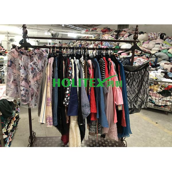 Colorful Womens Second Hand Skirts / Korean Style Used Ladies Cotton Skirts