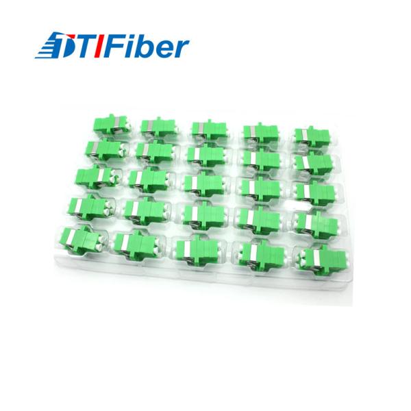 Duplex PC UPC APC LC Fiber Optic Adaptor With Low Insert Loss