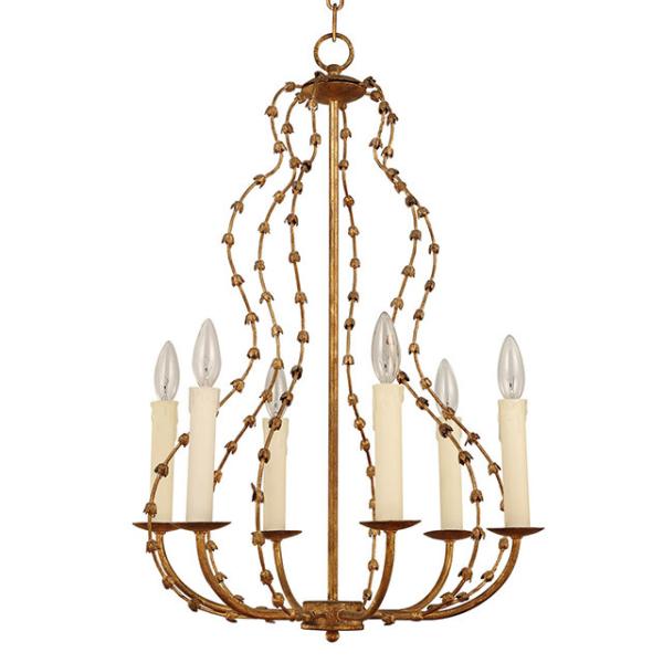 Country Rod iron chandelier lighting (WH-CI-50)