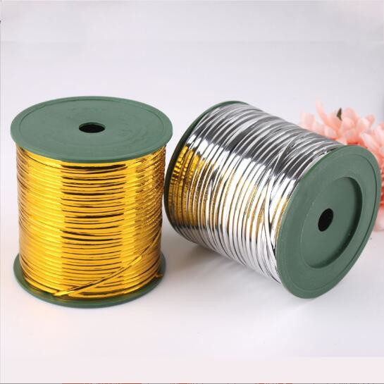 Оптовая продажа 6-15 см Золотые и серебряные кабельные галстуки, хлебные пищевые подарки цветные кабельные галстуки, уплотнительные веревки с крутящимися галстуками