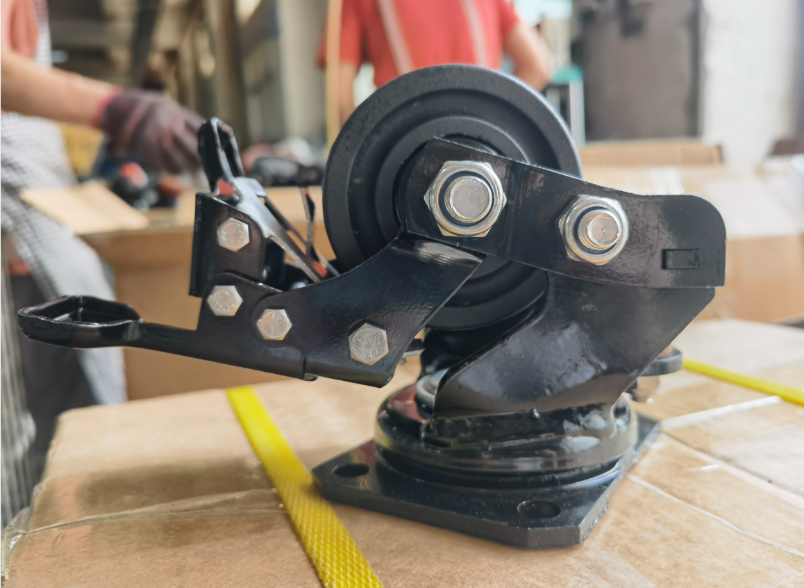  3 inch Industrial Caster Nylon  Wheels Heavy Duty  Low center of gravity caster  400kg​ low-clearance machinery