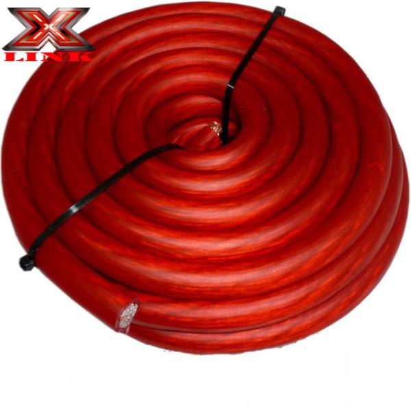 Blue/Black translucent 2 GA AWG OFC CCA Power Cable for Car Audio Amplifier Installation