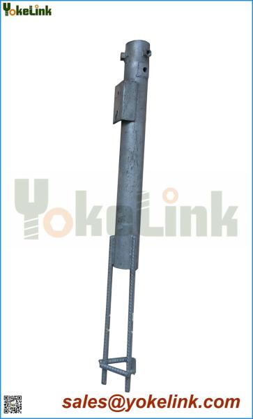 Hot dip galvanized carbon steel Solid Shaft Helix Screw Anchor