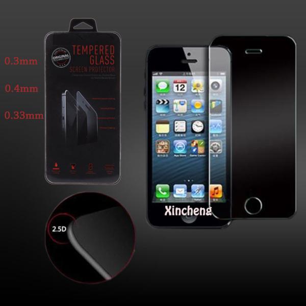 Tempered Glass Screen Protector Film Guard for iPhone 5