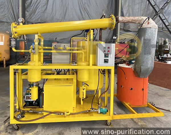 5T/D дегазируя регенерацию масла очистителя машинного масла 16KW Distillated