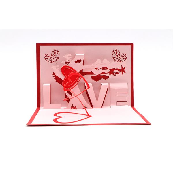 Custom Love Confession Card  Creative Gift Greeting 3D Birthday Card