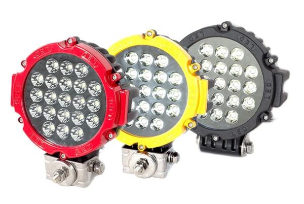 63W 7 Spot LED Work Light 6000K Driving for ATV Jeep Wrangler Car SUV Offroad Pickup 4WD Boat ATV