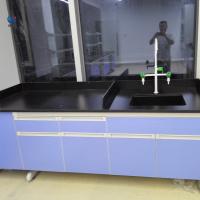 Laboratoire de métal banc de mur Laboratoire de sciences Table de travail Meubles résistant aux acides