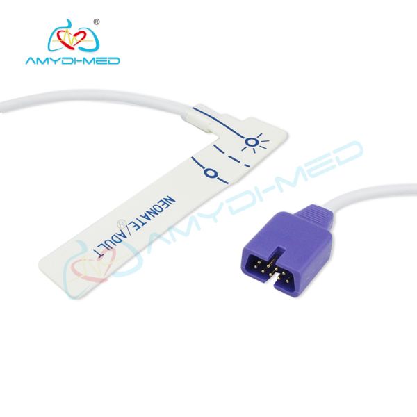 9Pin Non-Woven Fabric Disposable SpO2 Sensor Compatible for Nellcor Pulse Oximetry Sensors