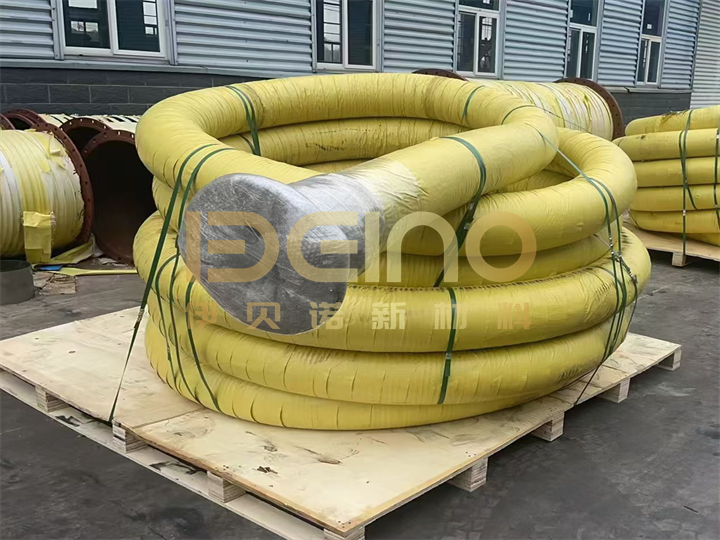Ceramic Rubber Composite Hose/Wear-resistant Ceramic Hose/Ceramic Flexible Pipeline For Abrasive Material Conveying