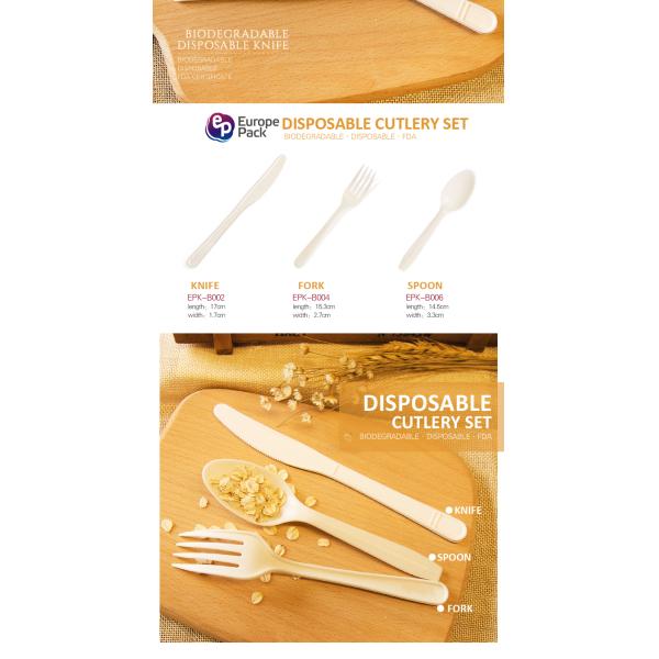 2019 new arrival high quality disposable biodegradable cake knife