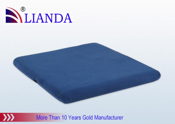Blue Memory Foam Cushion Coccyx Othopedic Cooling Gel Cushion Pad