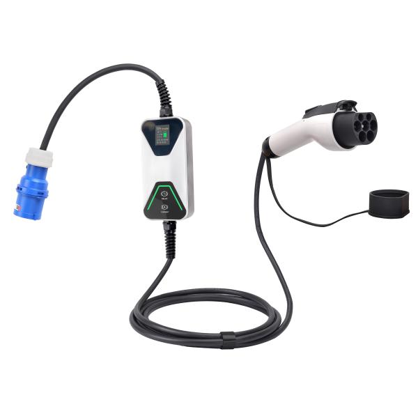 7kW at 32A Or 3.7kW at 16A Portable EV Charger CE Certified with 22OV AC Load Power