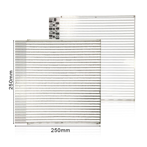 Full Color Super Slim Bright Flexible Led Display Panel Curtain Glass P2.6-7.82mm