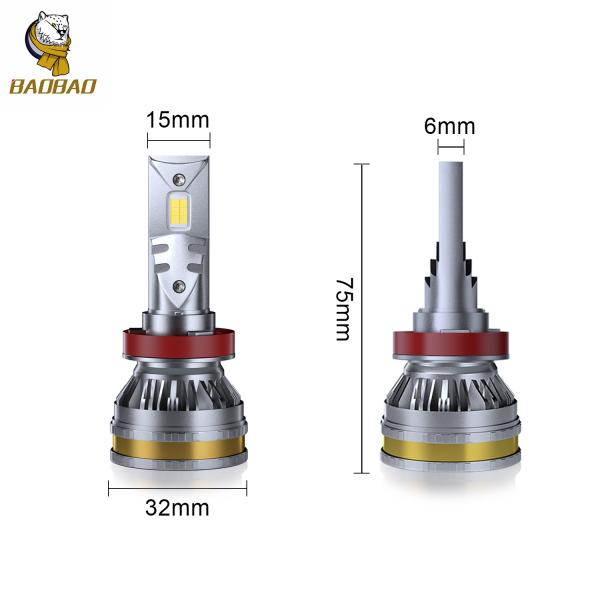 45W H1 H3 H7 9005 9006 22000lm Waterproof H4 Car Headlight Bulbs