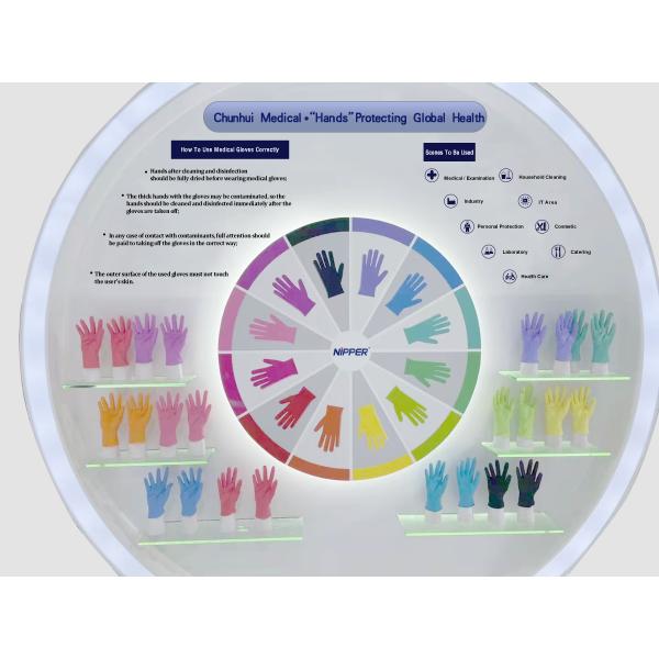 Powder Free Medical Safety Gloves Home Use Househand Vinyl Pvc