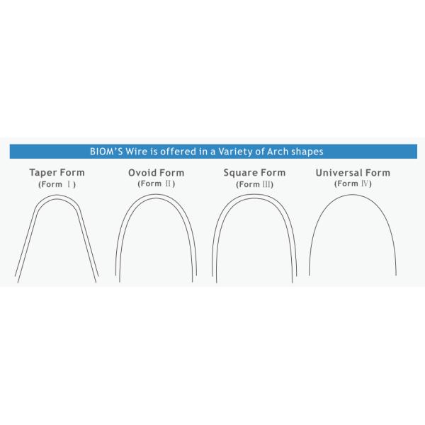 Супер эластичный ортодонтический нити арча круглая и прямоугольная для стоматологических материалов