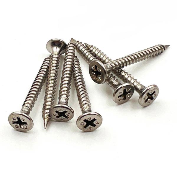 Stainless Steel Wood Working Screws Corrosion Resistant Dry Wall Screw Coarse Thread