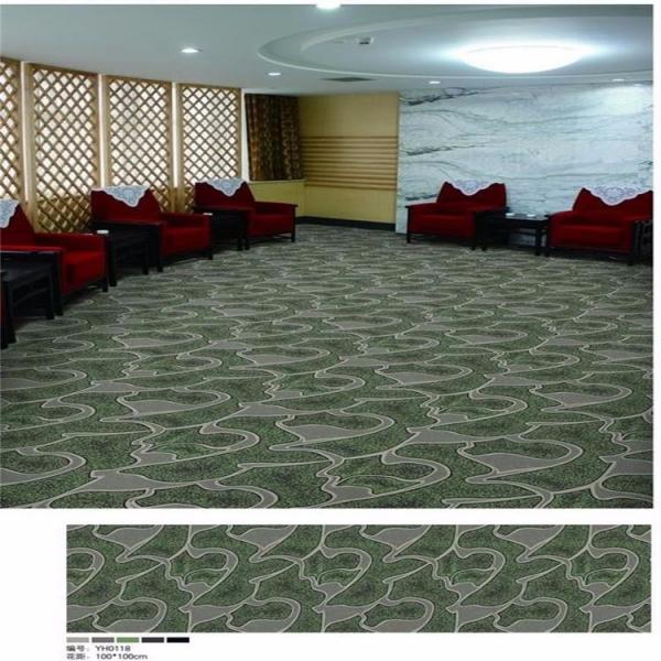 Elegant red printed wall to wall nylon carpet for commercial