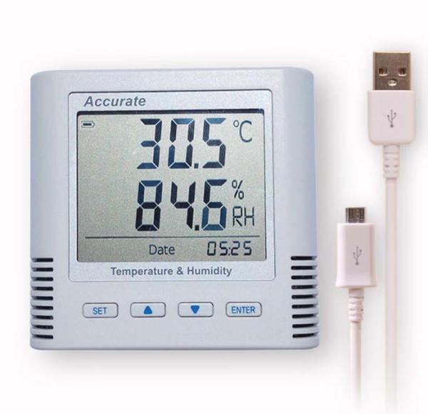 2016 New Product high accuracy temperature and humidity recorder