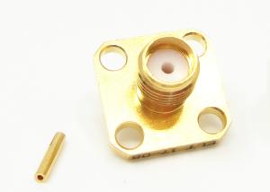 RF Coaxial Cable Connectors Solder Attachment 50Ohm Female SMA Jack Connector