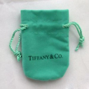 Soft Custom Printed Jewelry Pouches , Remantic Drawstring Jewelry Bag With