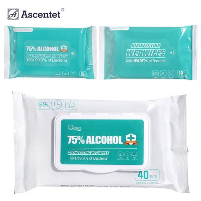 Medical EPA Alcohol Disinfecting Wipe75% Alcohol Cleaning Surface Disinfectant Wet Wipes