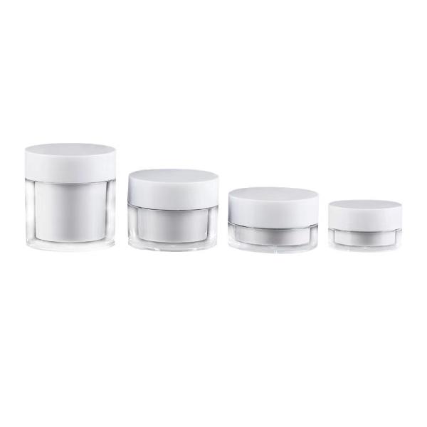 Tarro de crema de doble capa AS PP 30g 50g Personalizable