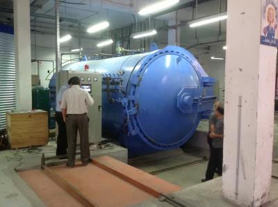 Autoclave composta vulcanizando de borracha da autoclave de borracha da autoclave com controle do PLC do interruptor e do Siemens de segurança
